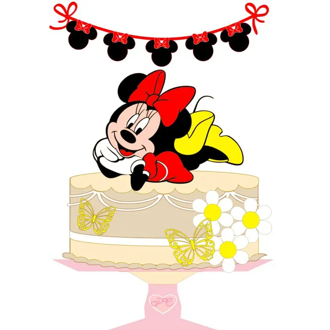 Arquivo de Corte Topo Minnie 1