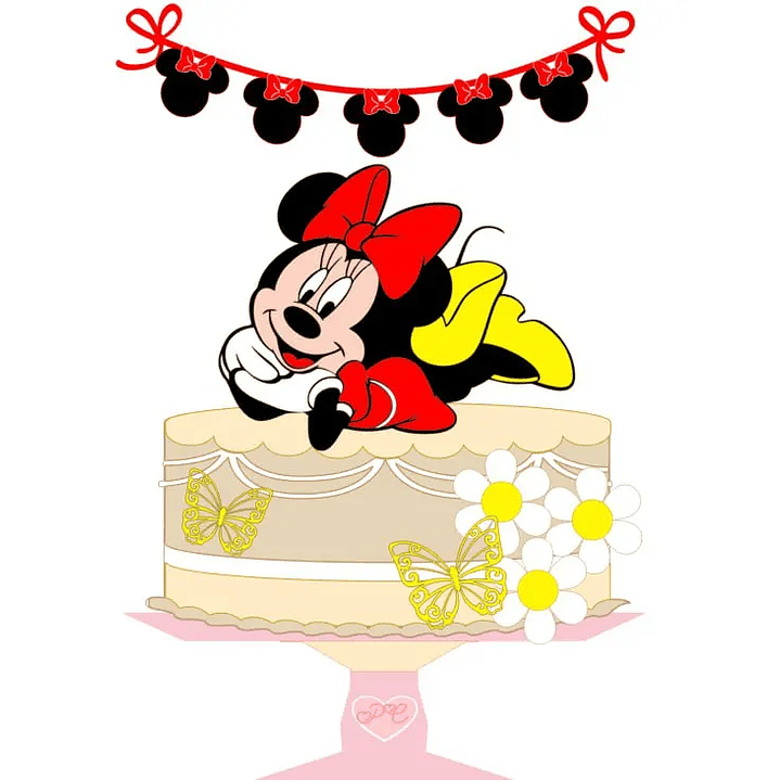 Arquivo de Corte Topo Minnie 1