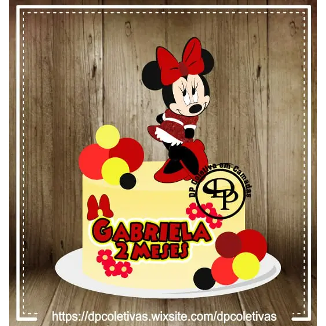 Arquivo de Corte Topo Minnie 1