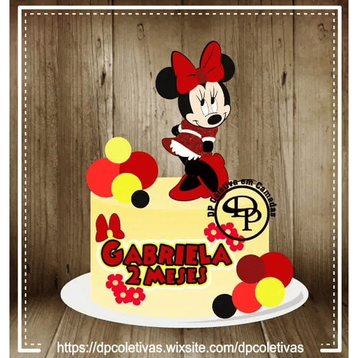 Arquivo de Corte Topo Minnie 1