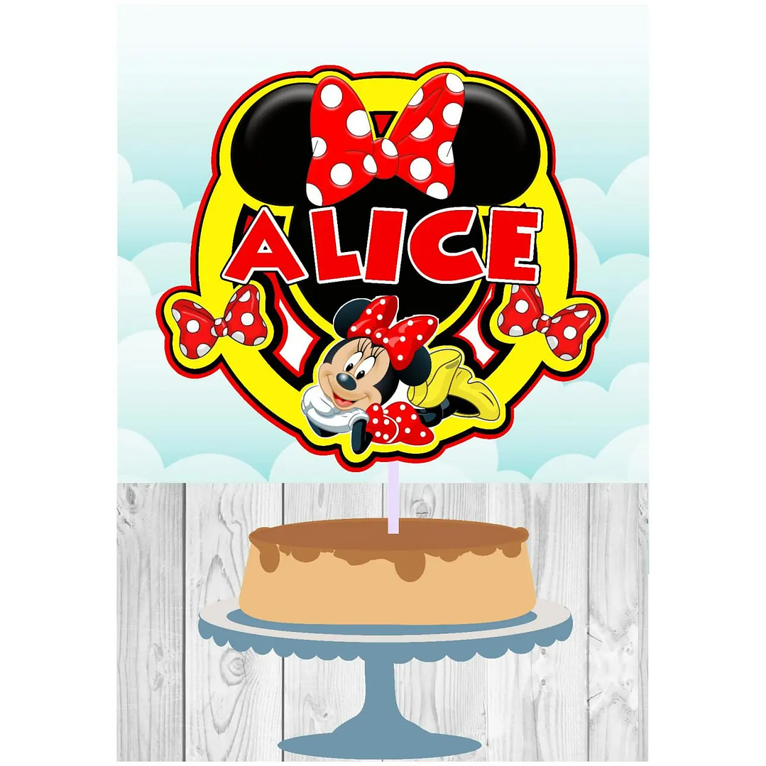 Arquivo de Corte Topo Minnie 1