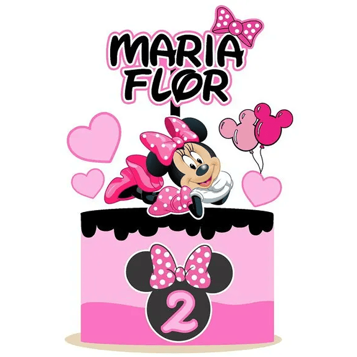 Arquivo de Corte Topo Minnie 1