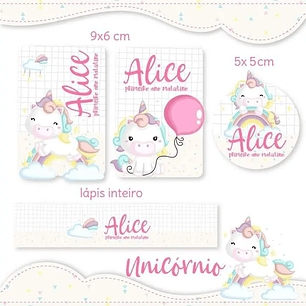 Arquivo de Corte Etiqueta Escolar 