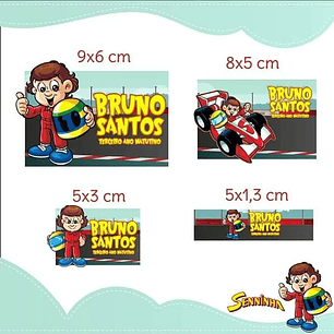 Arquivo de Corte Etiqueta Escolar Seninha