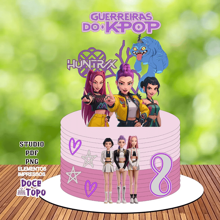 Arquivo de Corte Topo Guerreiras do K-pop/Huntrix 1