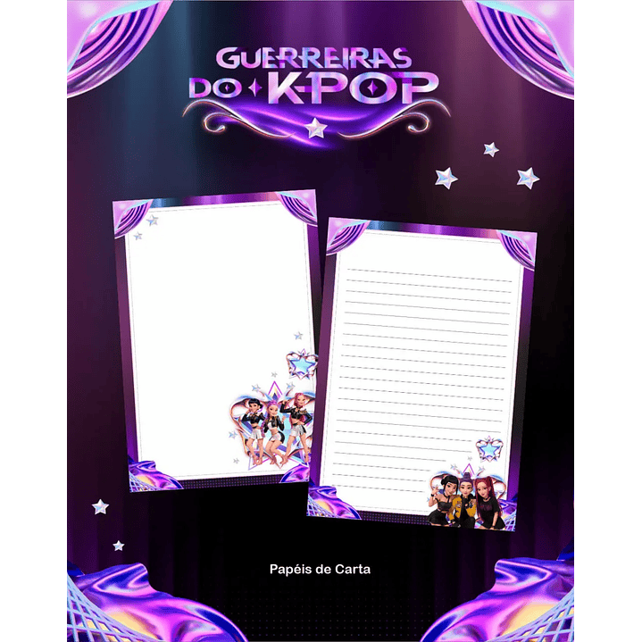 Arquivo Digital Agenda Guerreiras do K-Pop/Huntrix 2