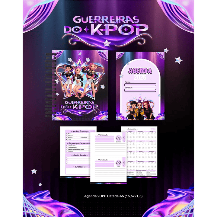 Arquivo Digital Agenda Guerreiras do K-Pop/Huntrix 7