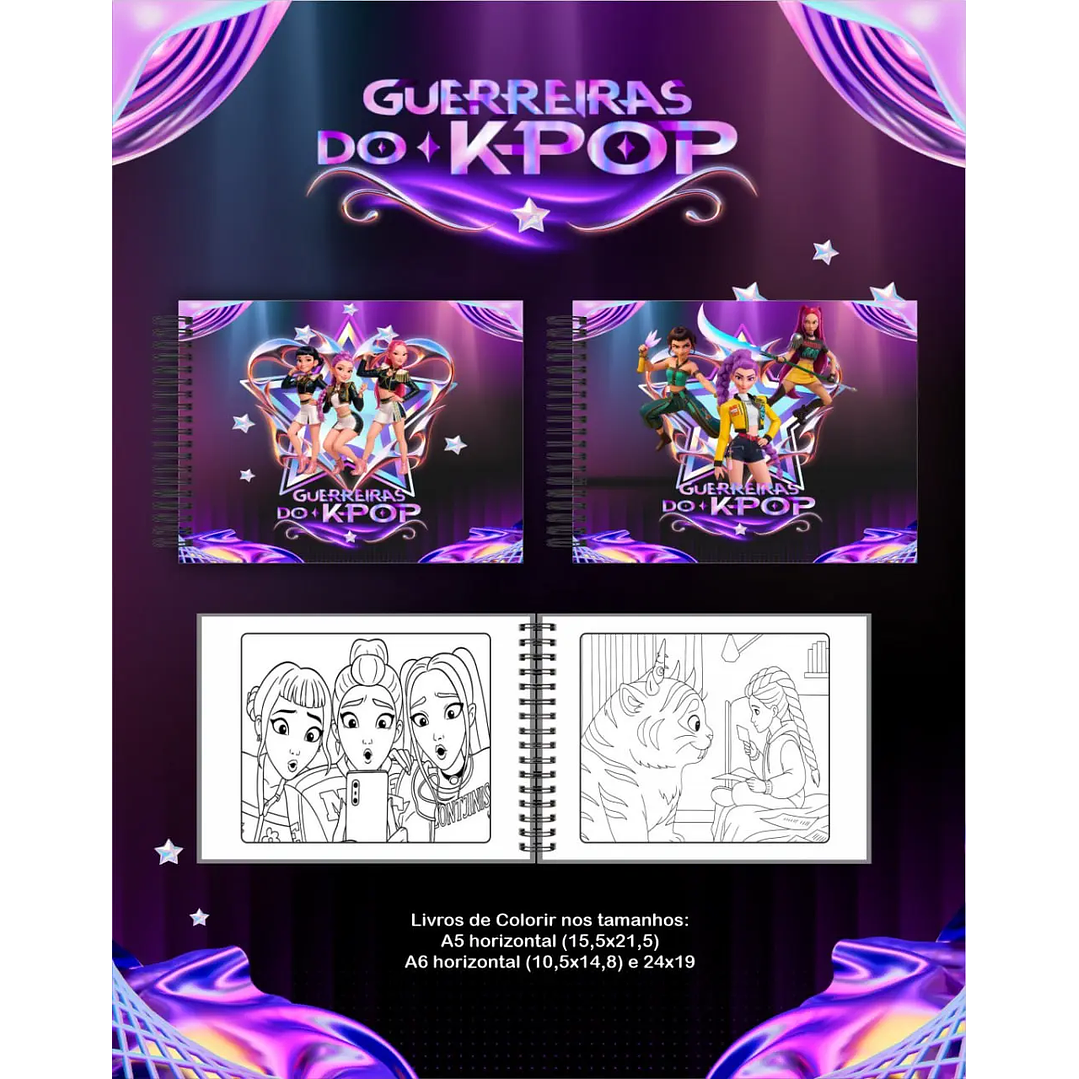 Arquivo Digital Agenda Guerreiras do K-Pop/Huntrix 8