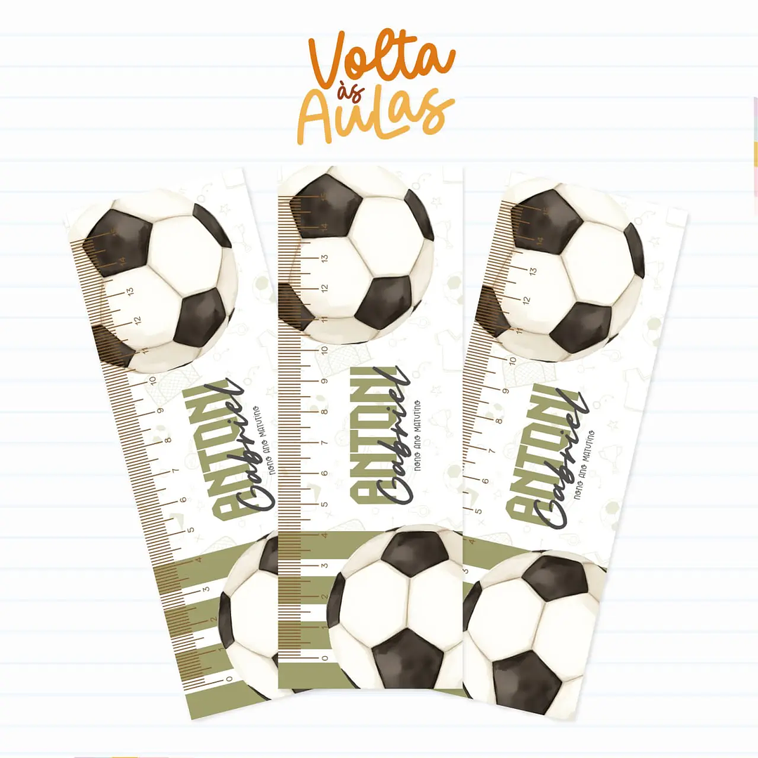 Arquivo de Corte Etiqueta Escolar Futebol 2