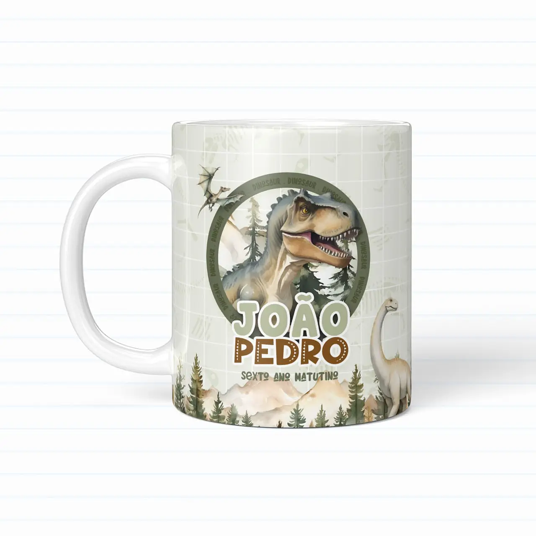 Arquivo de Corte Etiqueta Escolar Dinossauro 3