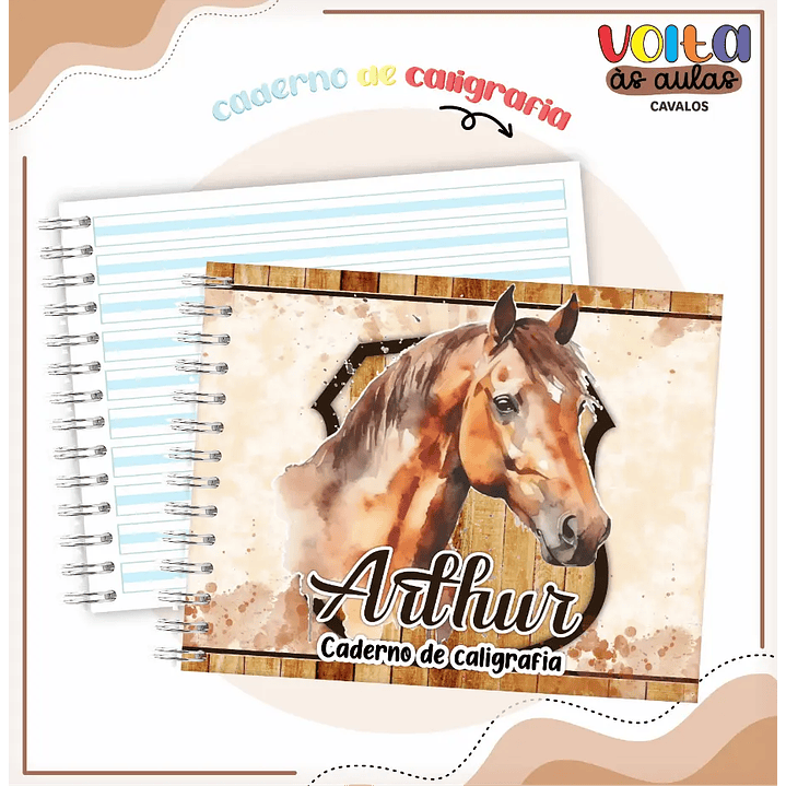 Kit Escolar Archivo Digital Caballo 4