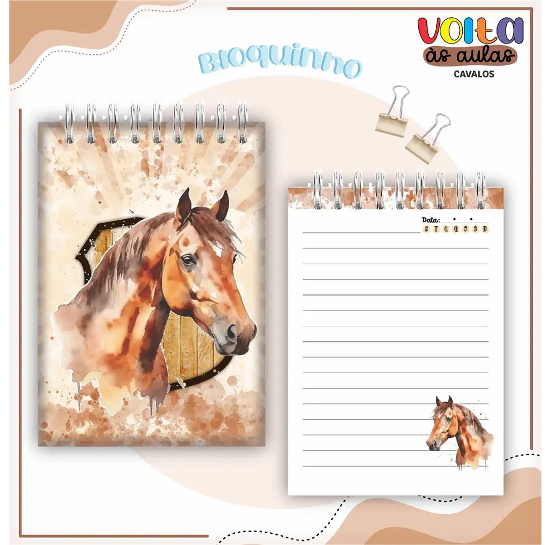 Kit Escolar Archivo Digital Caballo 8