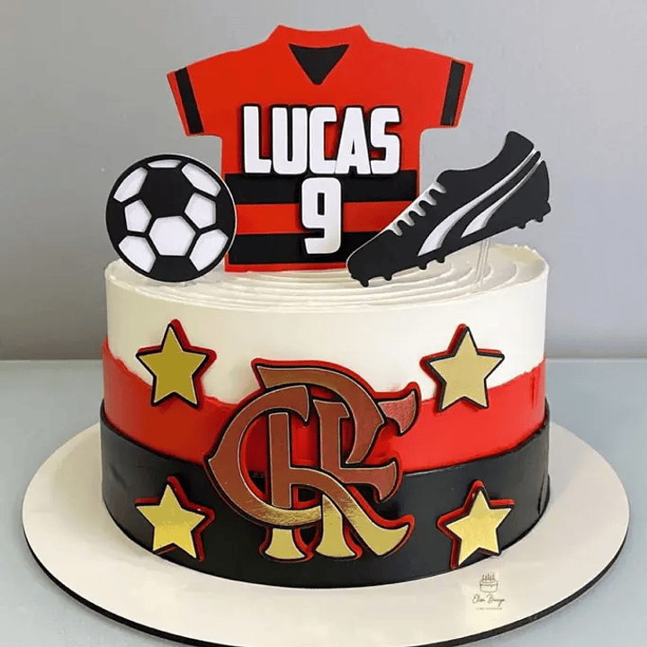 Arquivo de Corte Topo de Bolo Flamengo 1