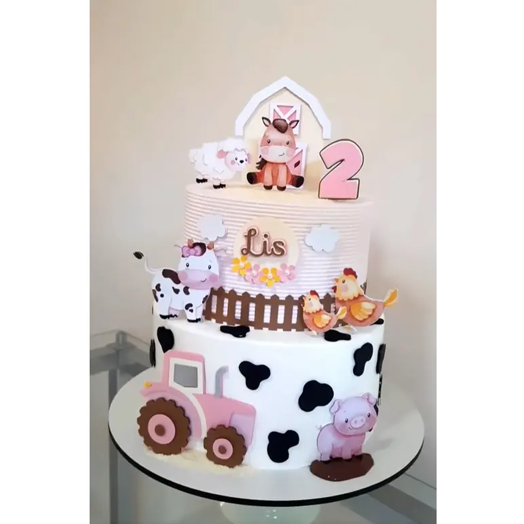 Arquivo de Corte Topo Fazendinha Menina 1