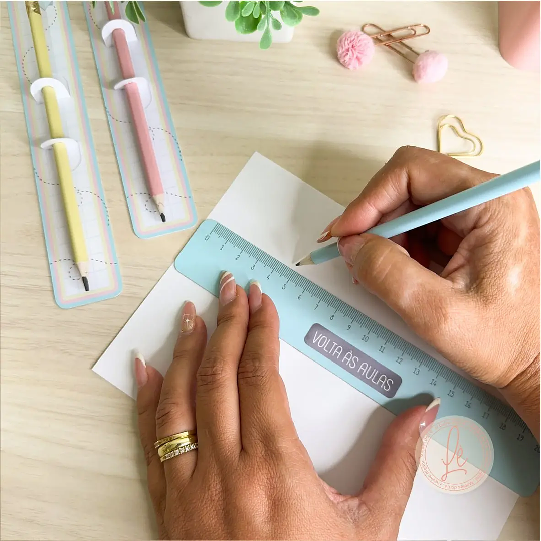 Arquivo de Corte Porta Lápis e Régua Volta às Aulas 5