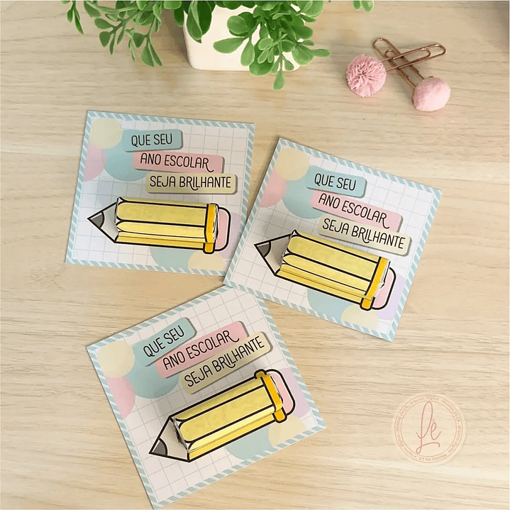 Arquivo de Corte  Cartão Volta às Aulas Para Chocolate Bis 3