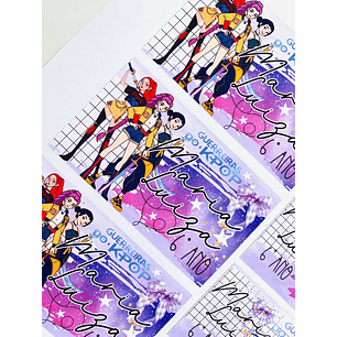 Arquivo de Corte Etiqueta Escolar Guerreiras do K-Pop