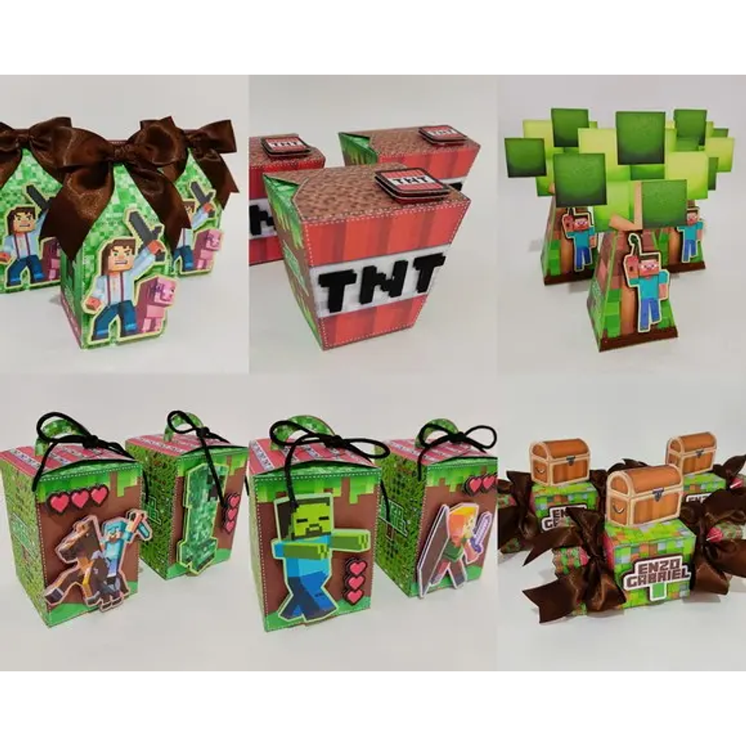 Arquivo de Corte Minecraft (Studio e PDF) 1