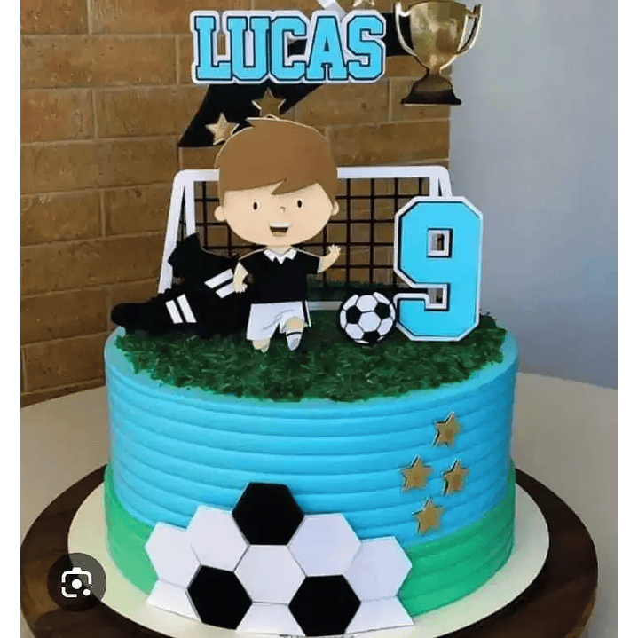 Arquivo de Corte Topo Futebol Menino Cute 1