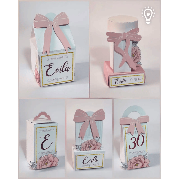 Arquivo de Corte Laços e Flores 1