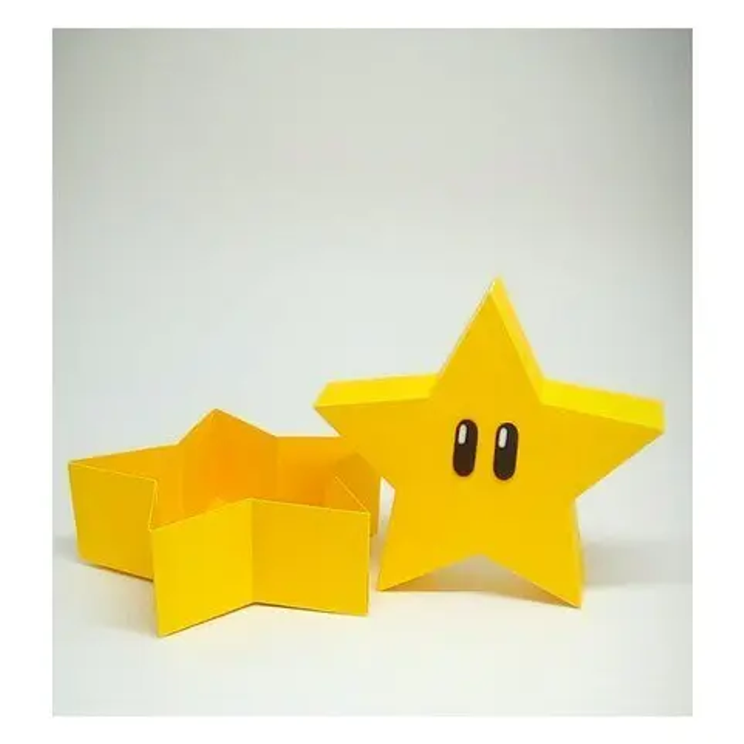 Arquivo de Corte Caixa Estrela do Super Mario  1