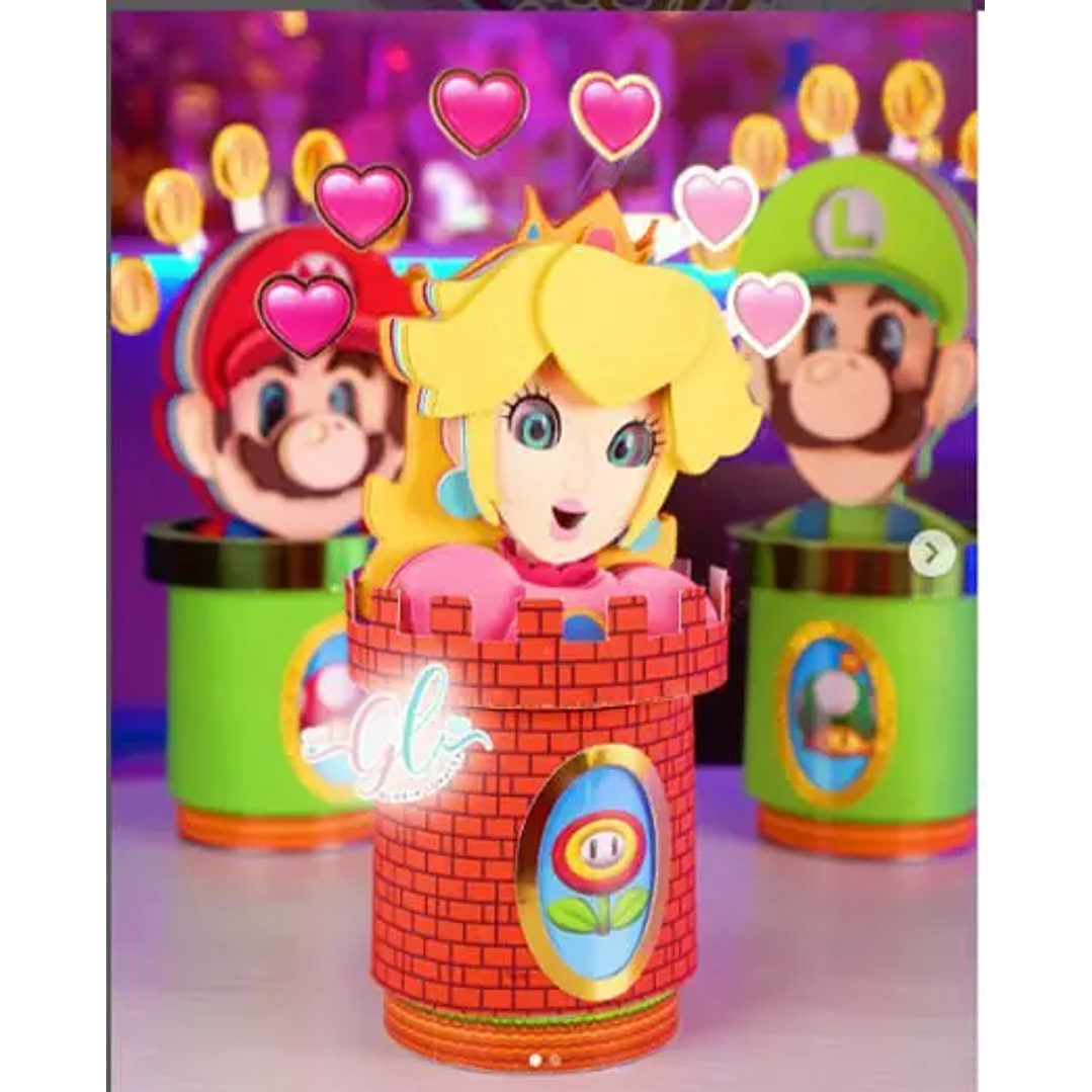 Arquivo de Corte Princesa Peach 1