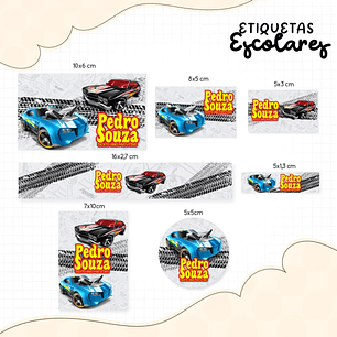 Arquivo de Corte Etiqueta Escolar Hotweells