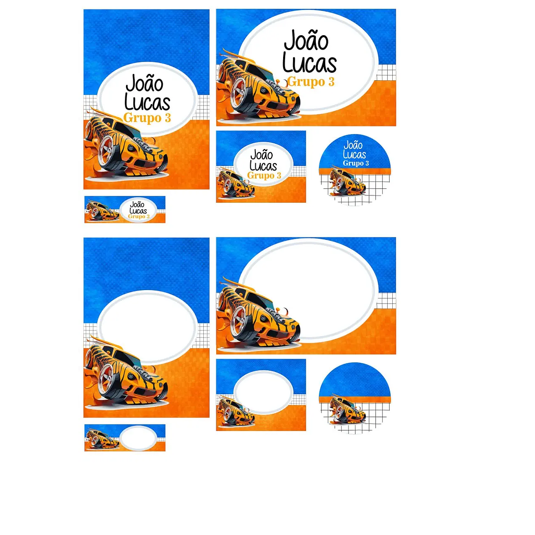 Arquivo de Corte Etiqueta Escolar Hotweells 1