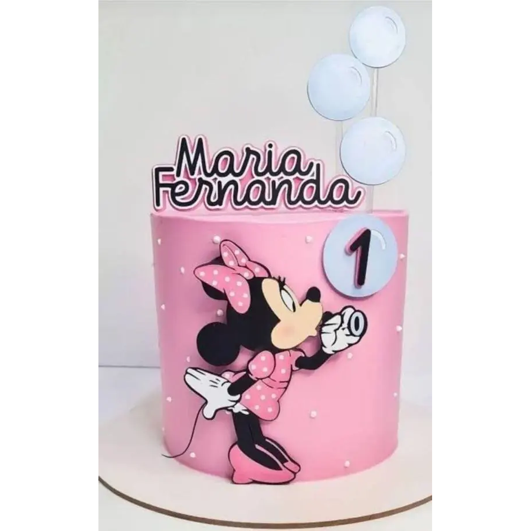 Arquivo de Corte Topo Minnie Rosa 1