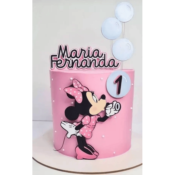 Arquivo de Corte Topo Minnie Rosa 1