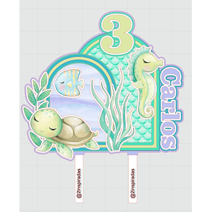 Arquivo de Corte Topo Animais Marinhos 