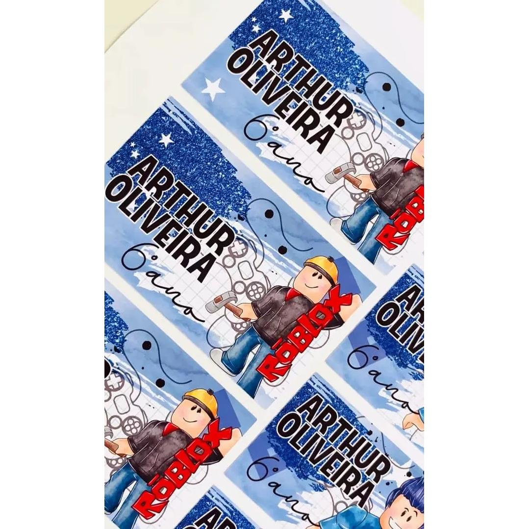 Arquivo de Corte Etiqueta Escolar 1