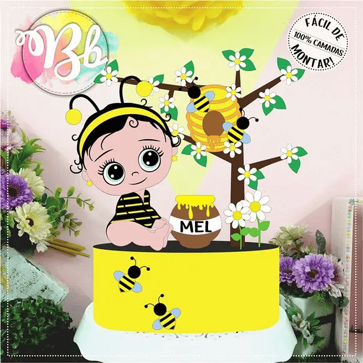 Arquivo de Corte Topo Abelhinha 1