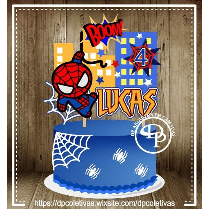 Arquivo de Corte Topo Homen Aranha 1