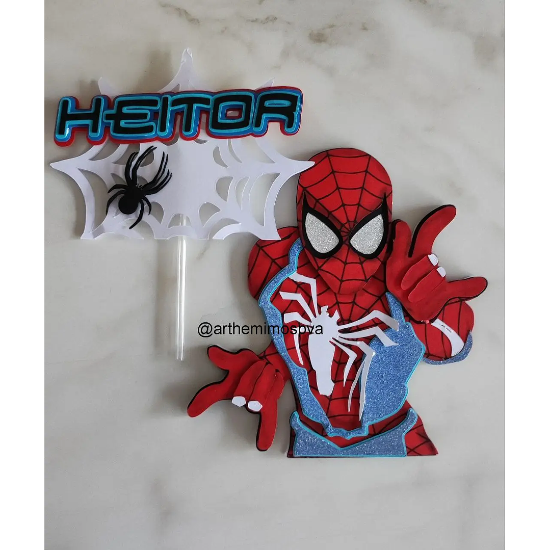 Arquivo de Corte Topo Homen Aranha 1