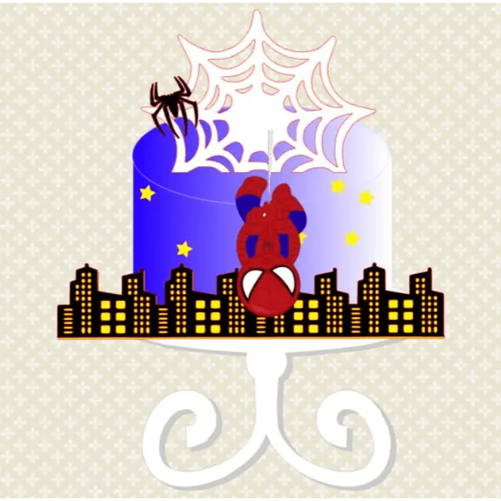 Arquivo de Corte Topo Homen Aranha 1