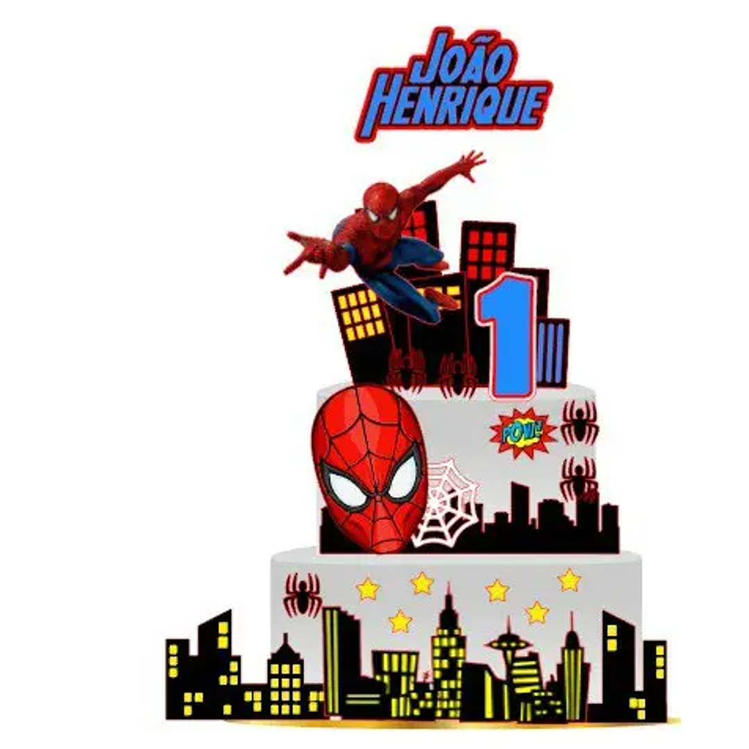 Arquivo de Corte Topo Homen Aranha 1