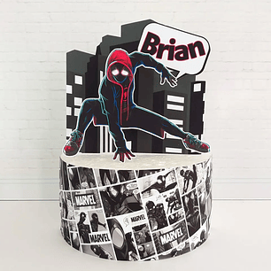 Arquivo de Corte Topo Homen Aranha Miles Morales