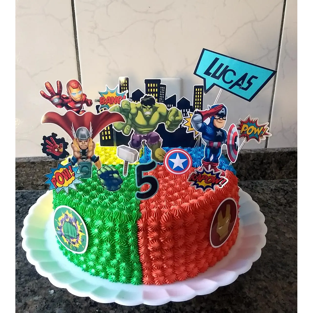 Arquivo de Corte Topo Vingadores 1