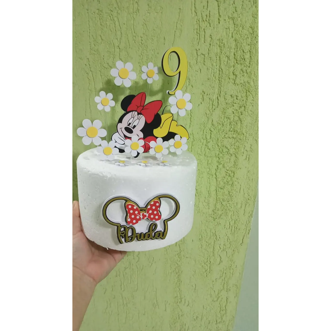 Arquivo de Corte Topo Minnie 1