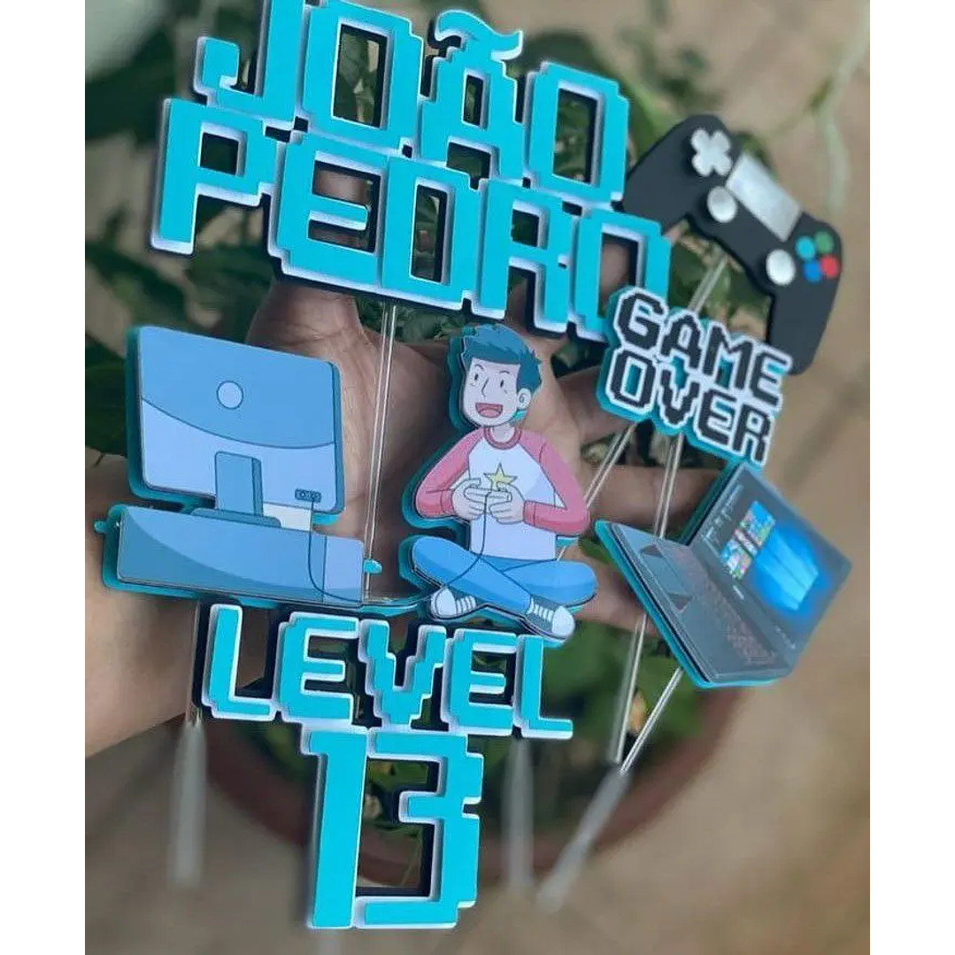 Arquivo de Corte Topo Vídeo Game 1