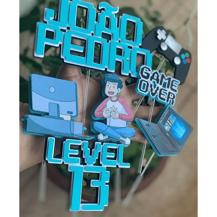 Arquivo de Corte Topo Vídeo Game 1