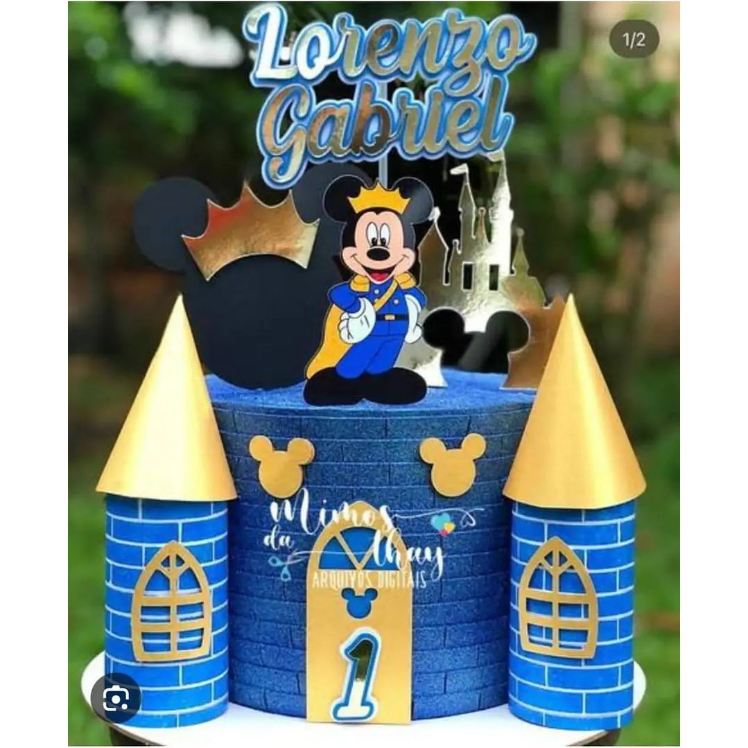 Arquivo de Corte Topo Mickey Realeza 1