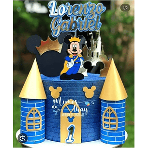 Arquivo de Corte Topo Mickey Realeza