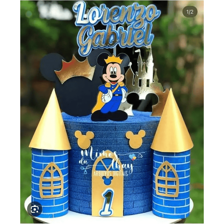 Arquivo de Corte Topo Mickey Realeza 1