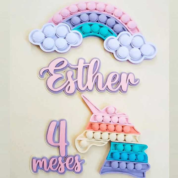 Arquivo de Corte Topo Unicórnio Pop it 1