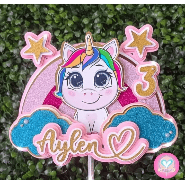 Arquivo de Corte Topo Unicórnio Baby 1