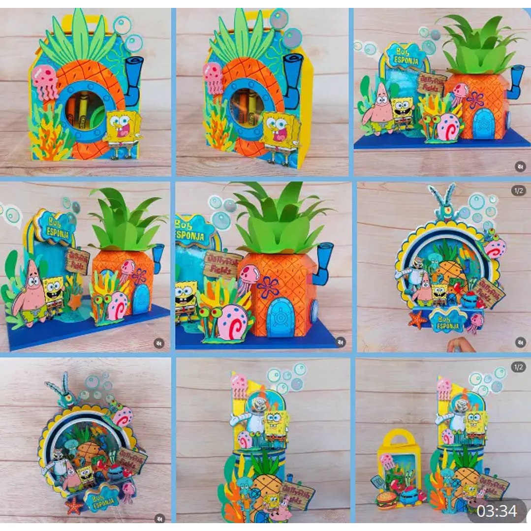 Arquivo de Corte Bob esponja  1