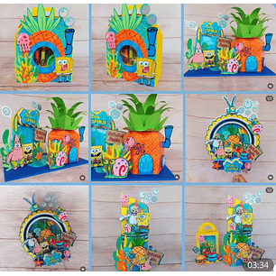 Arquivo de Corte Bob esponja 