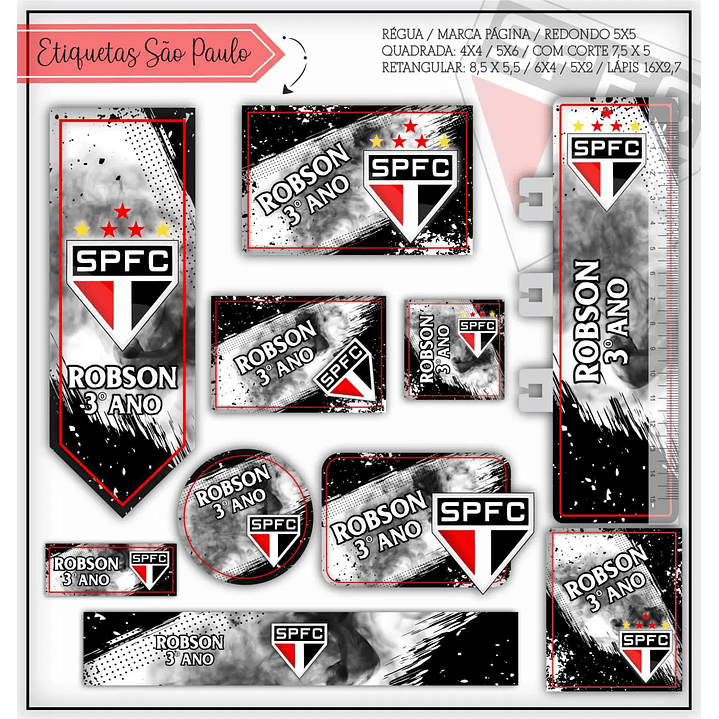 Arquivo de Corte Etiqueta Escolar São Paulo 1